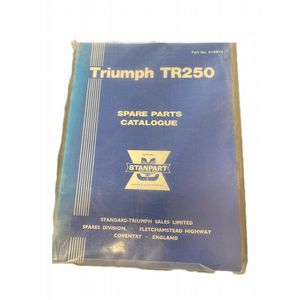 PARTS CATALOGUE TR250